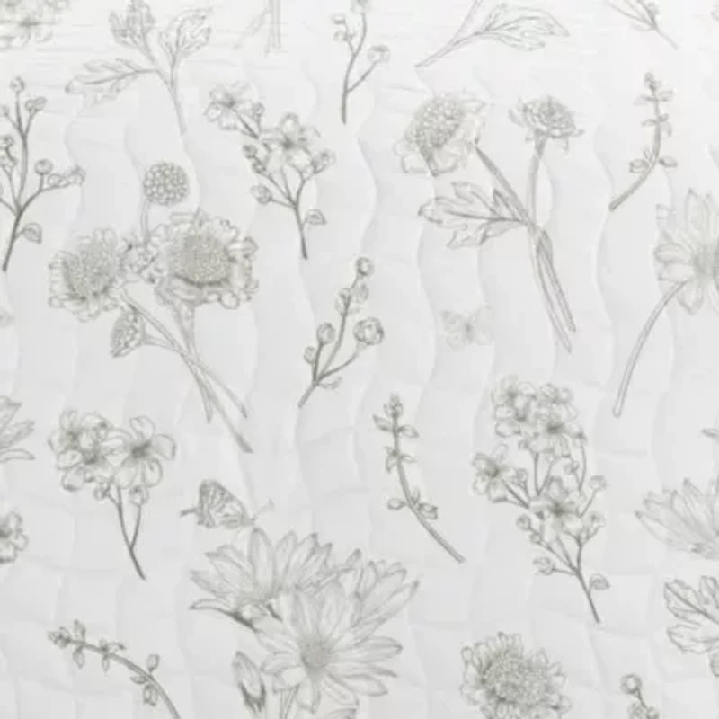 Ultra Soft Microfiber Reversible Blooming Daisy All Season Quilt Set with Shams