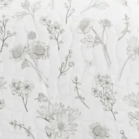 Ultra Soft Microfiber Reversible Blooming Daisy All Season Quilt Set with Shams