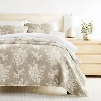 Quilt Coverlet Set All Season Patterned Reversible Microfiber Ultra Soft Bedding