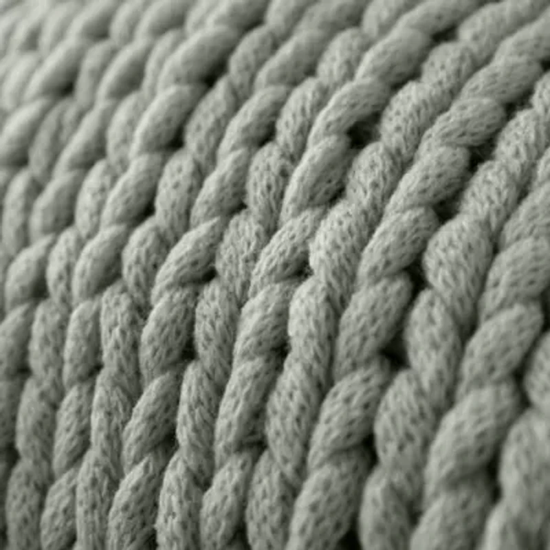 Chunky Knit Throw Blanket
