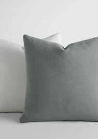 2-Pack Cotton Solid Décor Throw Pillows