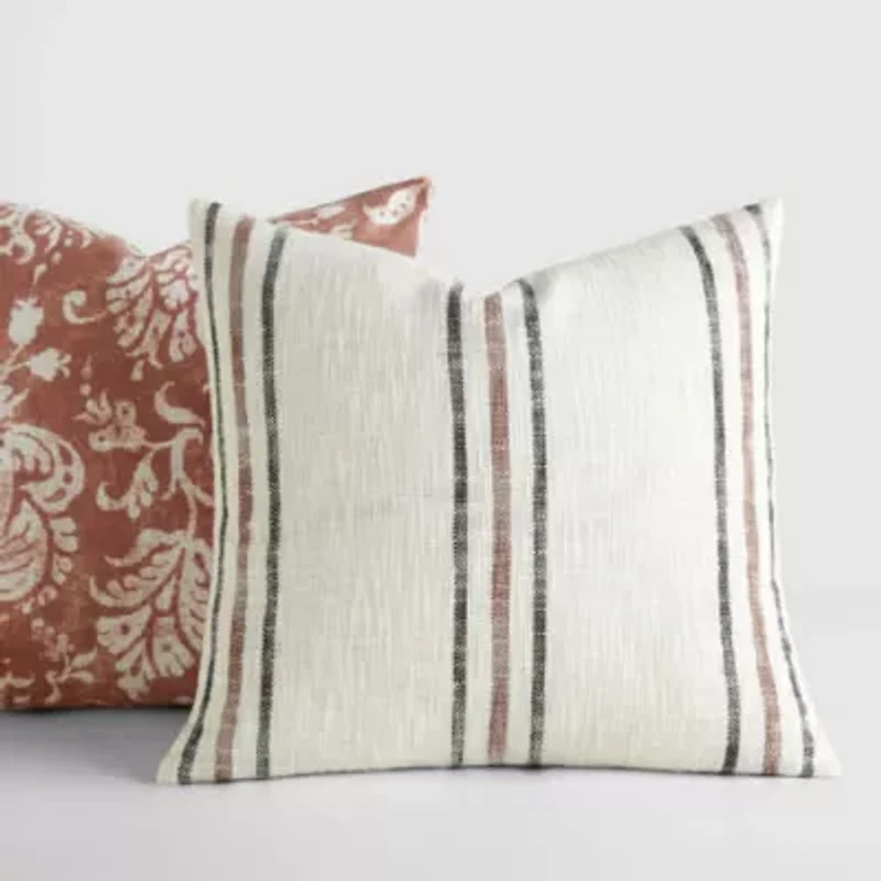 2-Pack Yarn-Dyed Stonewash Décor Throw Pillows