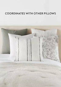 2-Pack Yarn-Dyed Throw Pillows Framed Stripe / Bengal