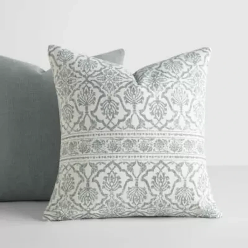 2-Pack Cotton Décor Throw Pillows Jacobean