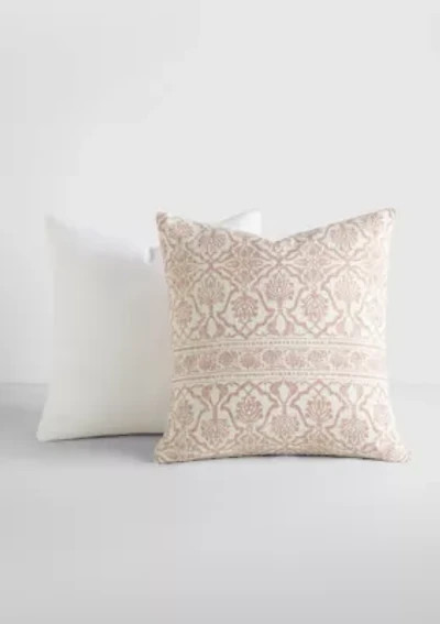 2-Pack Cotton Stonewash Slub Décor Throw Pillows