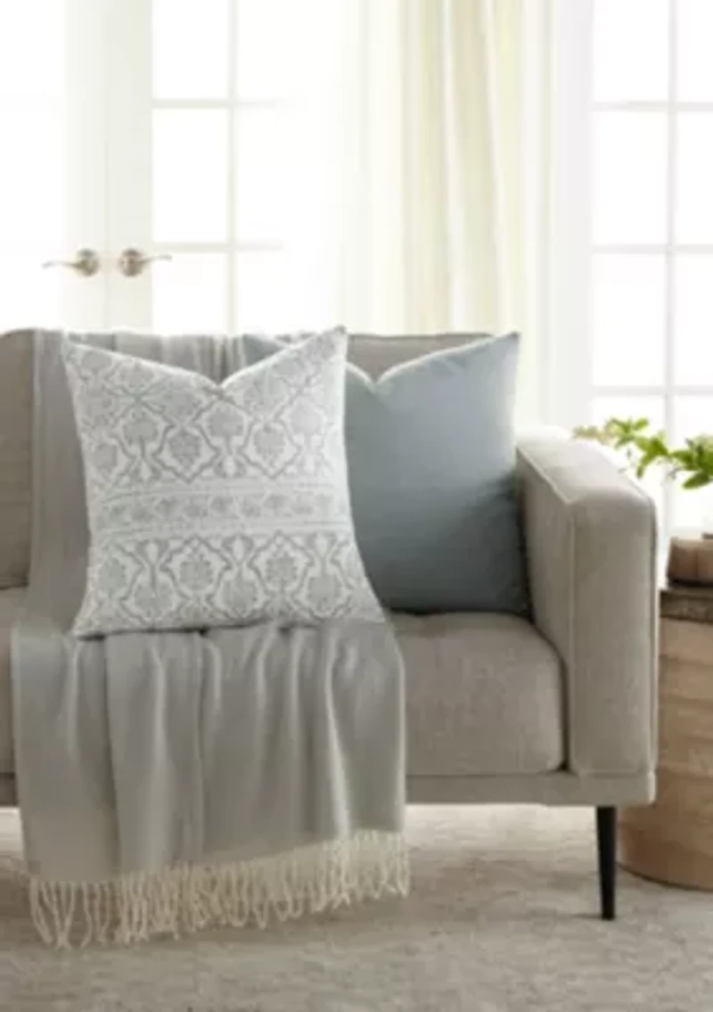 2-Pack Cotton Décor Throw Pillows Jacobean