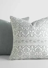 2-Pack Cotton Décor Throw Pillows Jacobean