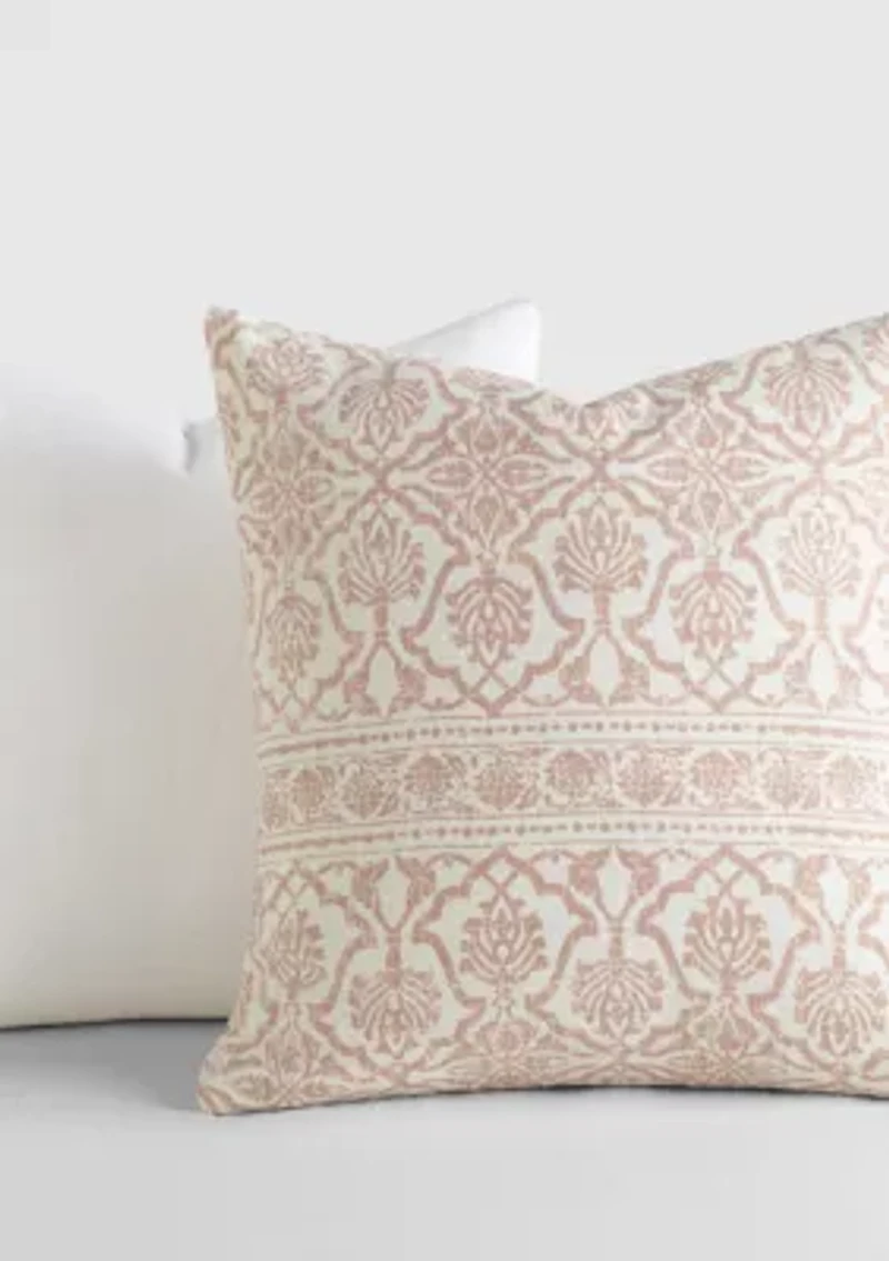 2-Pack Cotton Stonewash Slub Décor Throw Pillows