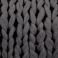 Chunky Knit Throw Blanket & Décor Pillow Bundle