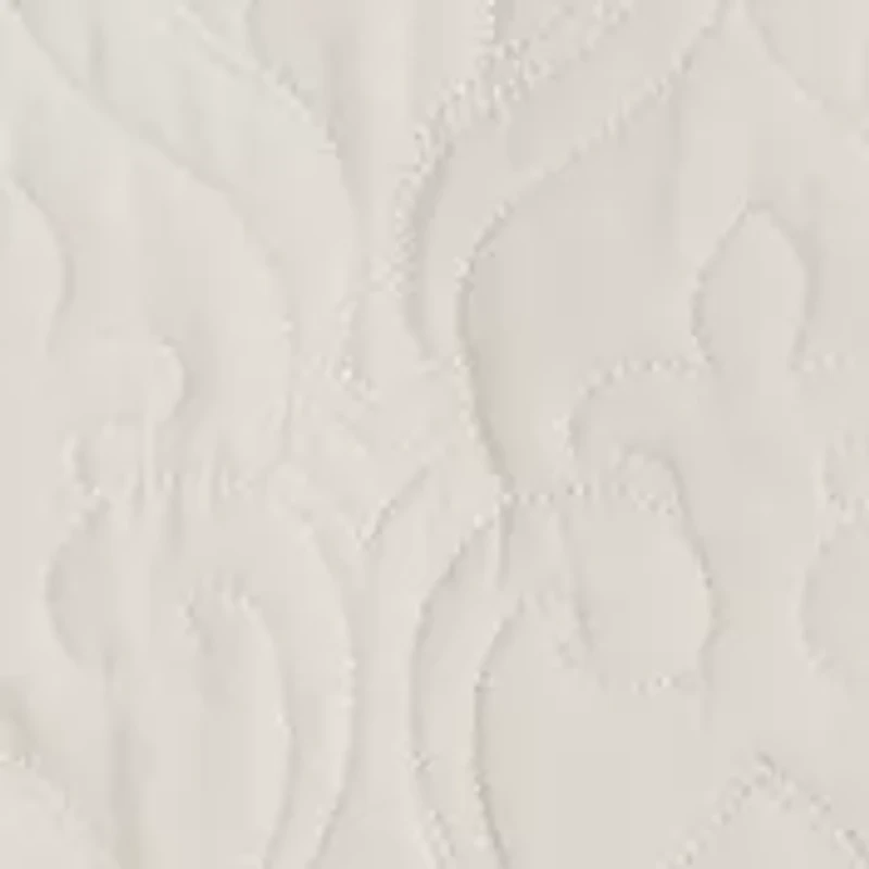 Premium Ultra Soft Damask Pattern Quilted Coverlet Set