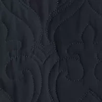 Premium Ultra Soft Damask Pattern Quilted Coverlet Set