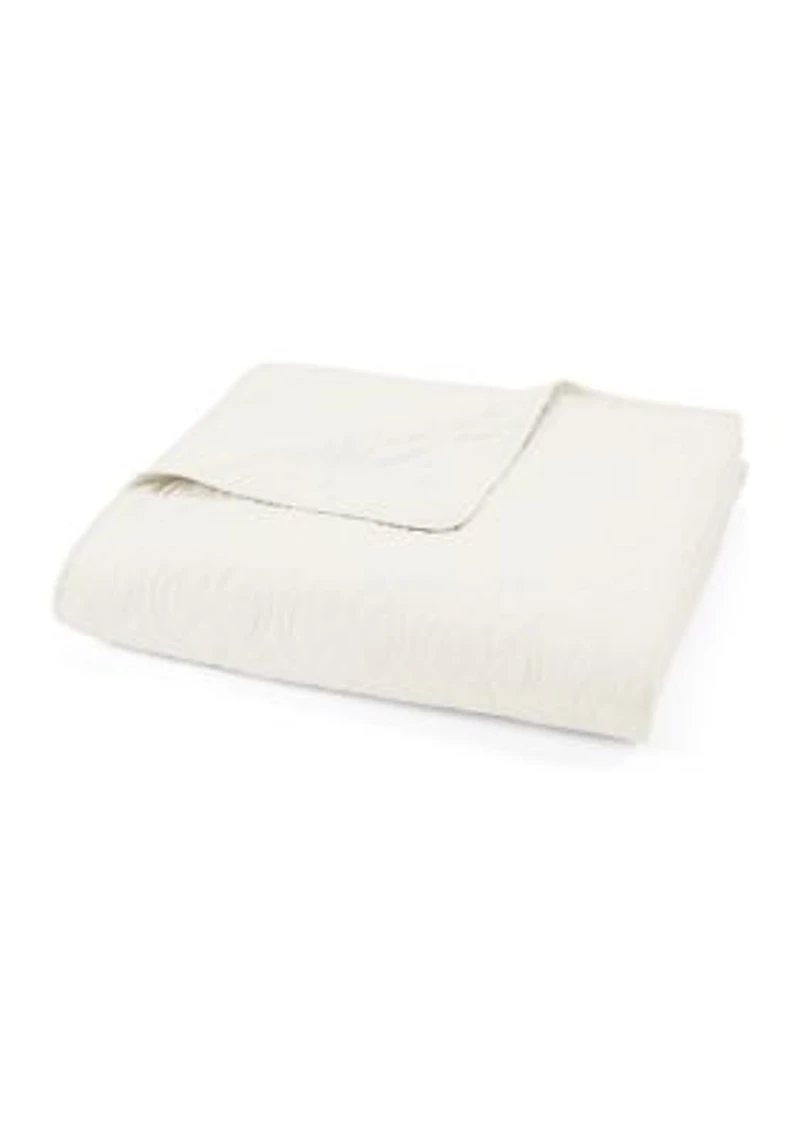 Premium Ultra Soft Damask Pattern Quilted Coverlet Set