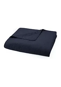 Premium Ultra Soft Damask Pattern Quilted Coverlet Set