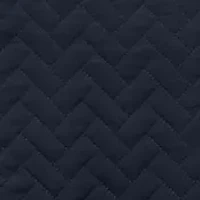 Premium Ultra Soft Herring Pattern Quilted Coverlet Set