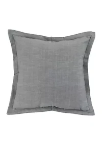 Chambray Flange Pillow