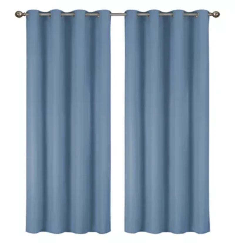 Blackout Curtains 55 x 84 Inch Panels Set