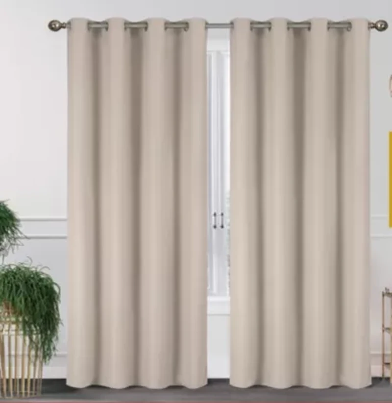 Blackout Curtains 55 x 84 Inch Panels Set