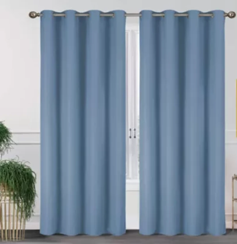 Blackout Curtains 55 x 84 Inch Panels Set
