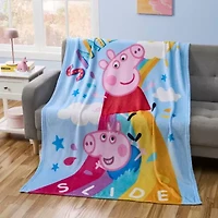 Peppa Pig Kids' Throw Blanket 46"x60"