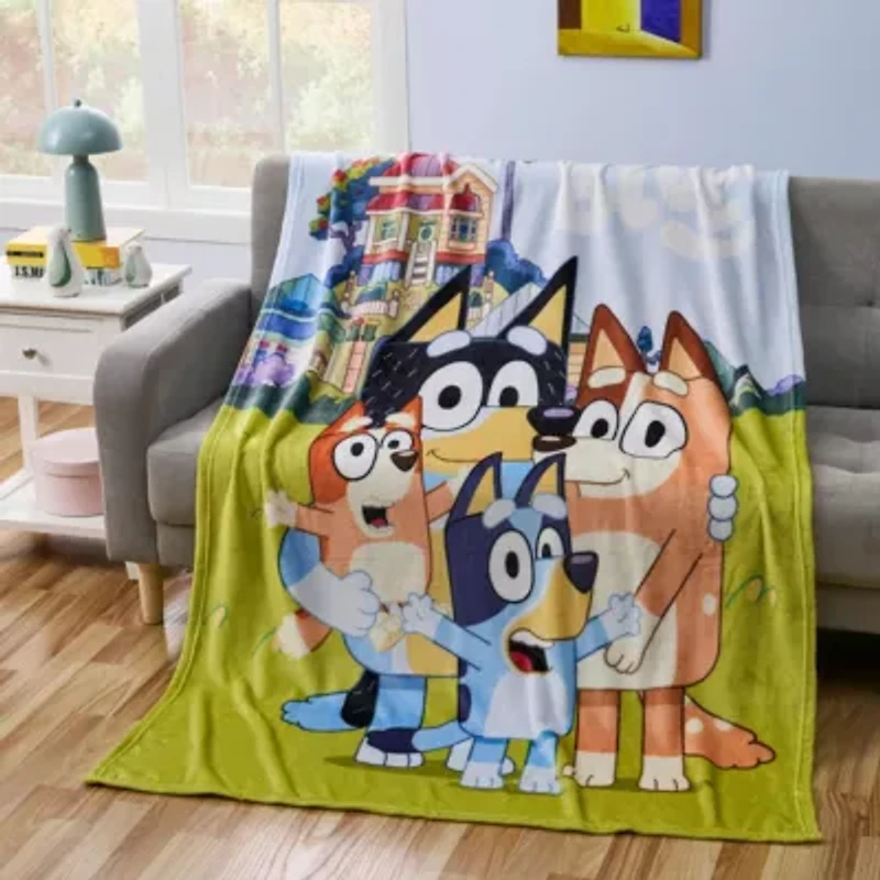 Bluey Kids' Throw Blanket 46"x60"