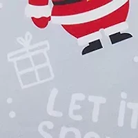 Let it Snow Santa Claus Christmas Holiday Pilliowcase Set of 2