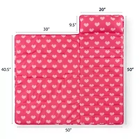 Sweet Home Collection Nap Mat Sleeping Bag for Kids with Removable Pillow and Ultra Soft Blanket Preschool, Daycare, Sleepovers