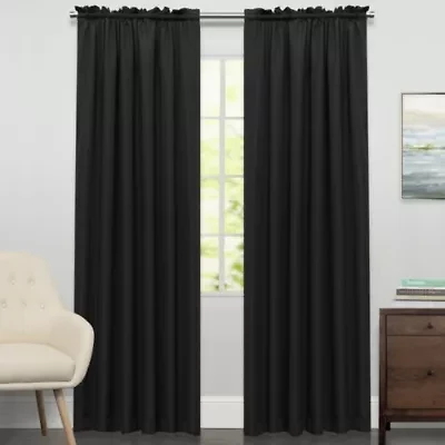 Ripcord Tailored Window Curtain Treatment Single Panel