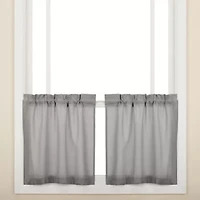 Opaque Ripcord Kitchen Window Curtains - Valance