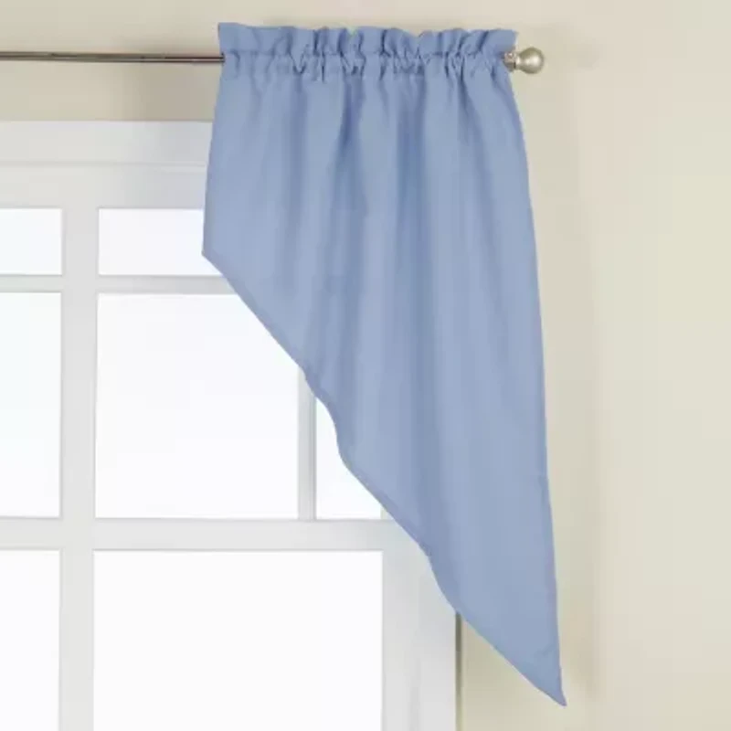 Opaque Ripcord Kitchen Window Curtains