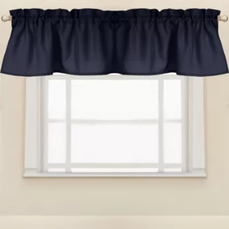Opaque Ripcord Kitchen Window Curtains - Valance
