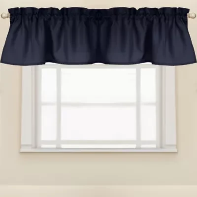 Opaque Ripcord Kitchen Window Curtains - Valance