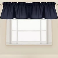 Opaque Ripcord Kitchen Window Curtains - Valance