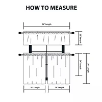 Sheer Voile Vertical Ruffle Window Kitchen Curtain