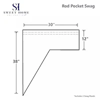 Hopewell Old World Style Floral Lace Kitchen Curtains