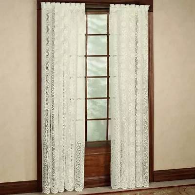 Lace Jacquard Window Curtain Single Panel Hopewell