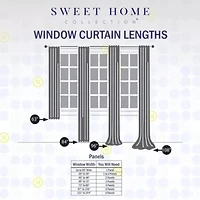 Lace Jacquard Window Curtain Single Panel Hopewell