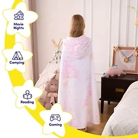 Kids Printed Hooded Wearable Blanket