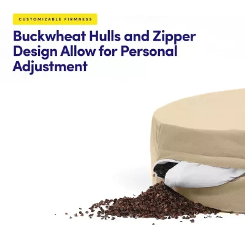 Meditation Cushion, Round Yoga Pillow