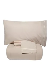 5 Piece Bed a Bag Comforter and Sheet Set