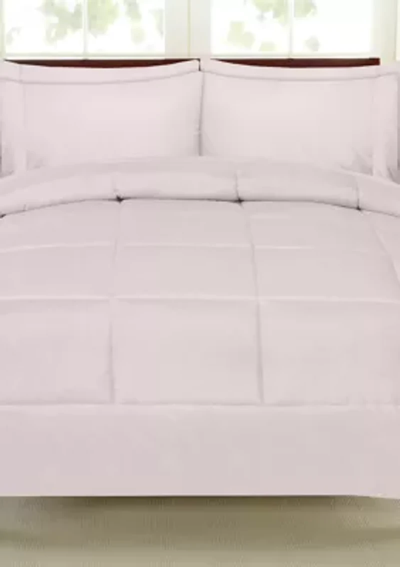 7 Piece Bed-In-A-Bag Down Alternative Comforter & Sheet Set