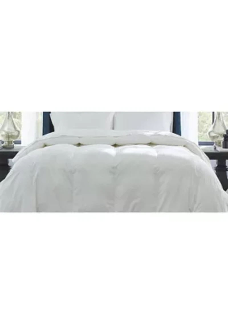Damask Woven Striple 300TC Cotton Sateen Down Alterative Oversized Comforter
