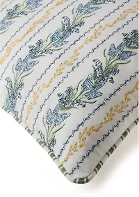 Floral Stitched Decorative Pillow