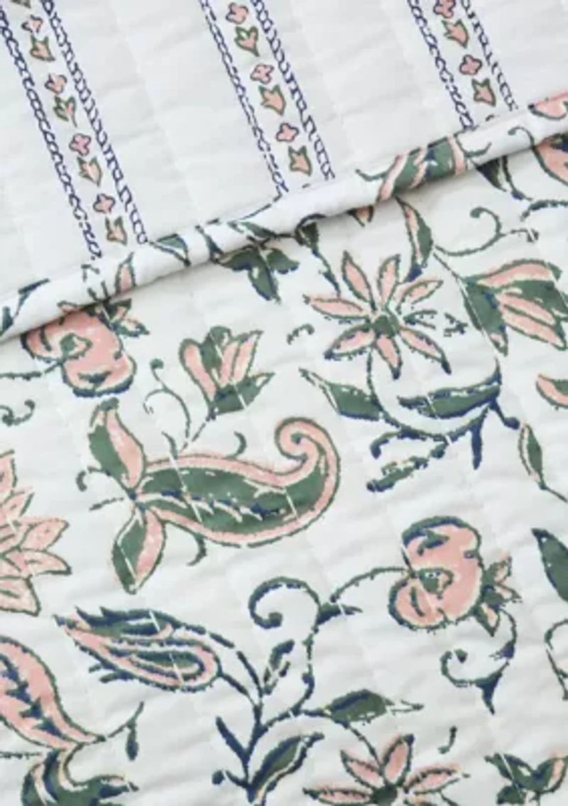 Lindsey Floral Quilt Set