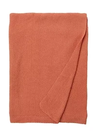 Moss Stitch Throw