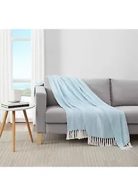 Variegated Woven Throw Blanket