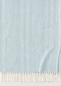 Variegated Woven Throw Blanket
