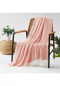 Variegated Woven Throw Blanket