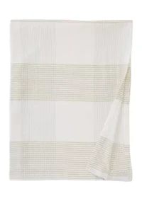 Neutral Striped Blanket