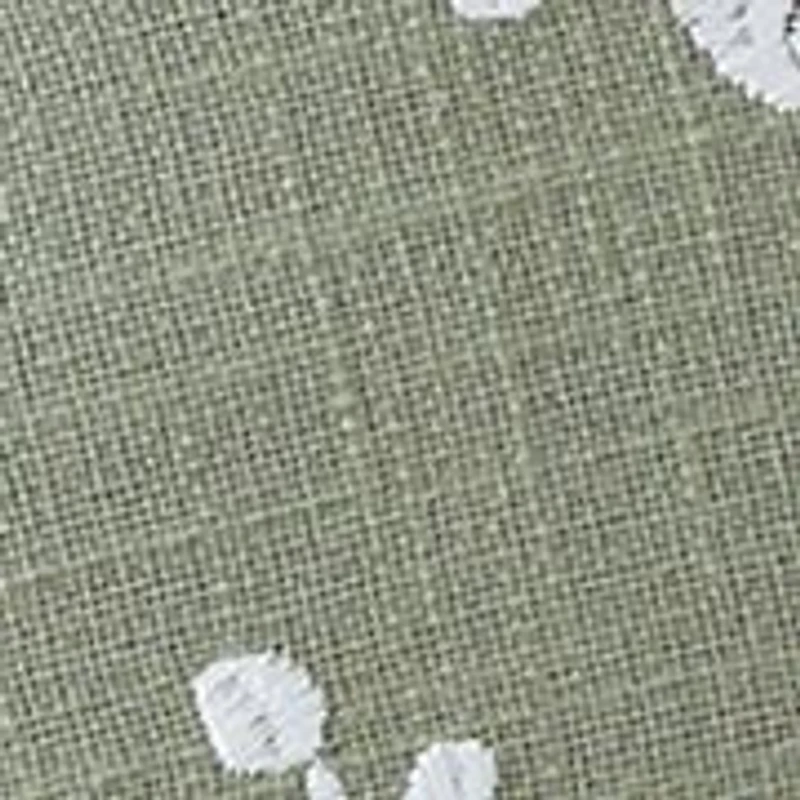 Embroidered Branch Pillow