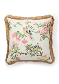Floral Bird Pillow
